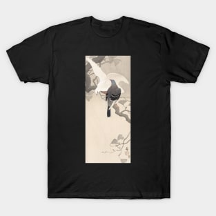 Pigeon by Ohara Koson T-Shirt